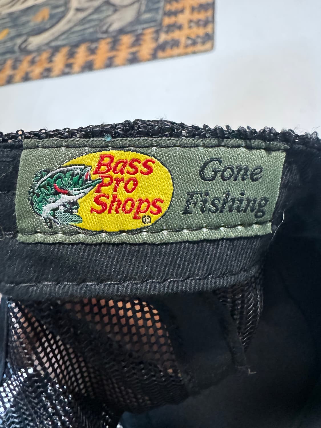 배스 프로샵 빈티지 프린팅 트러커캡 블랙 모자 스냅백 볼캡 상품이미지4