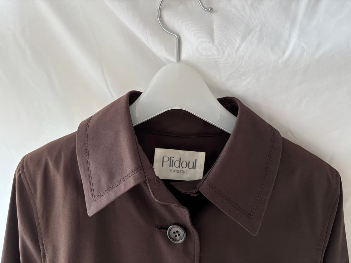 brown half coat 상품이미지3