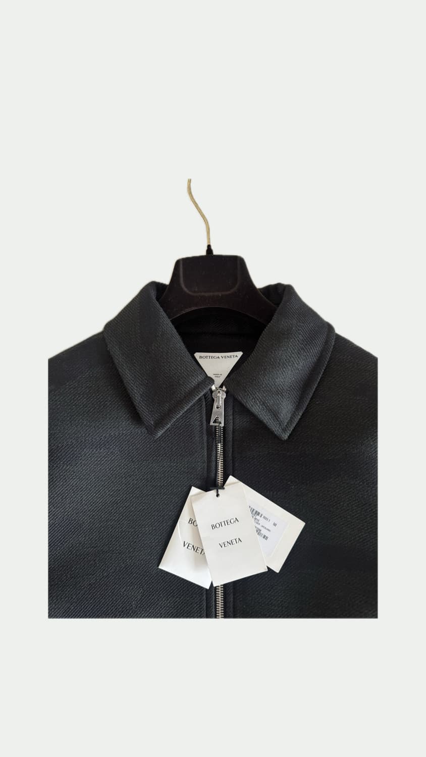 보테가 베네타 자카드 울집업블루종(50) 시착3회 상품이미지7