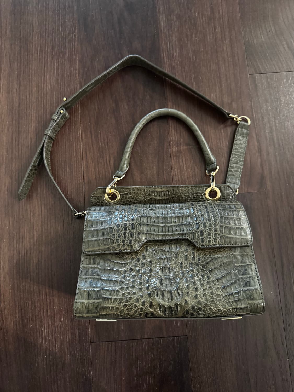 잘모이 리얼 악어백 상품이미지1