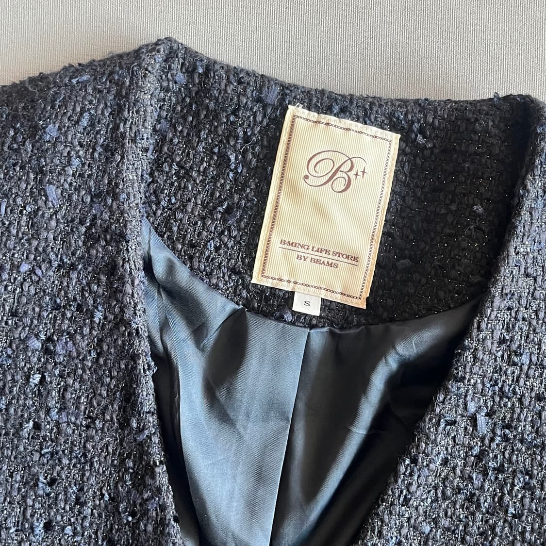 비밍 바이빔즈 브이넥 트위드 상품이미지4