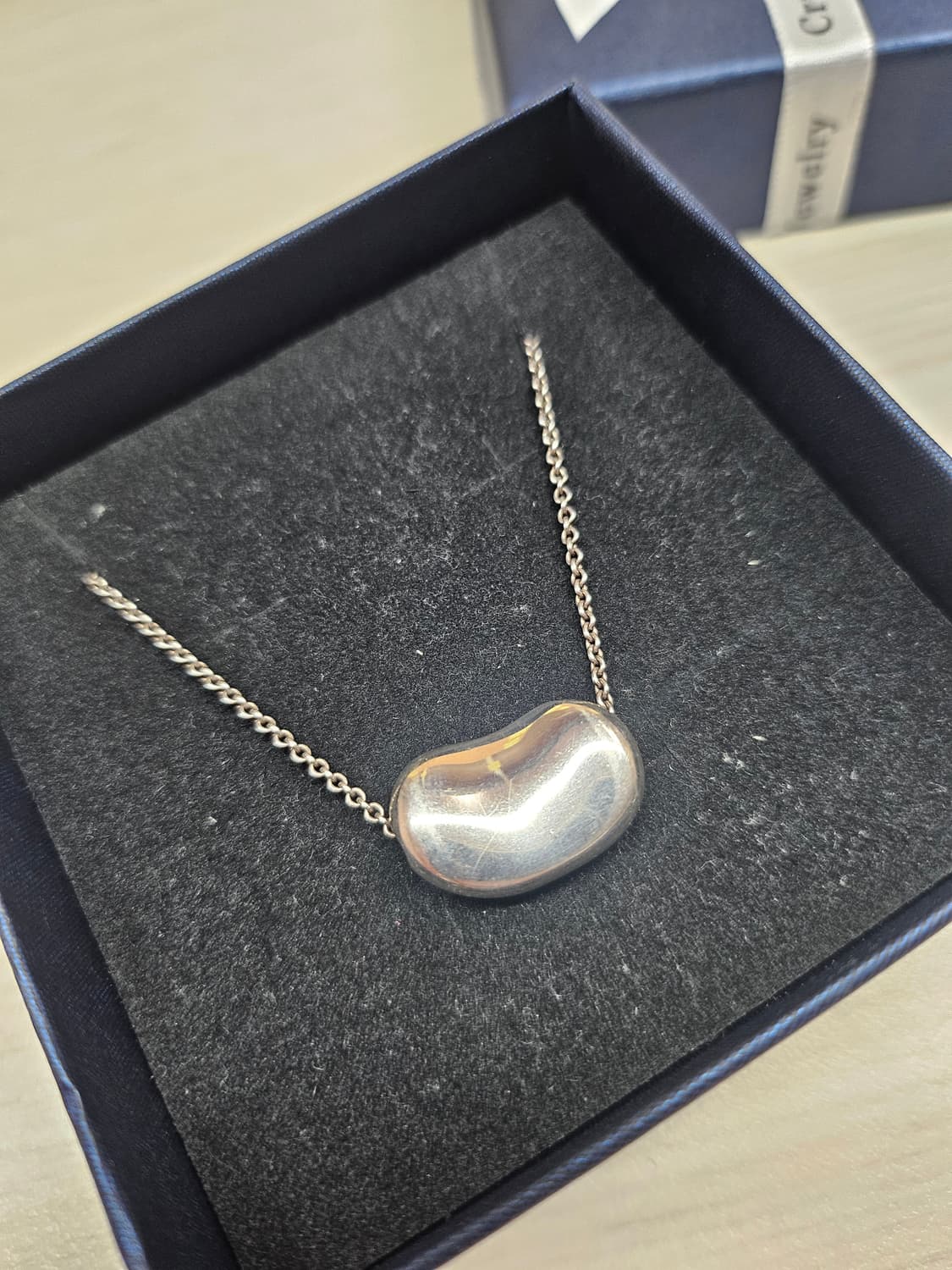 정품) 티파니앤코 라지 빈 목걸이 상품이미지4