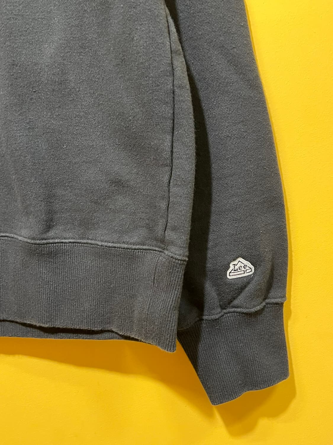 [L] Lee 아치 로고 스웻셔츠 블랙 맨투맨 캐주얼 크루넥 티셔츠 상품이미지6