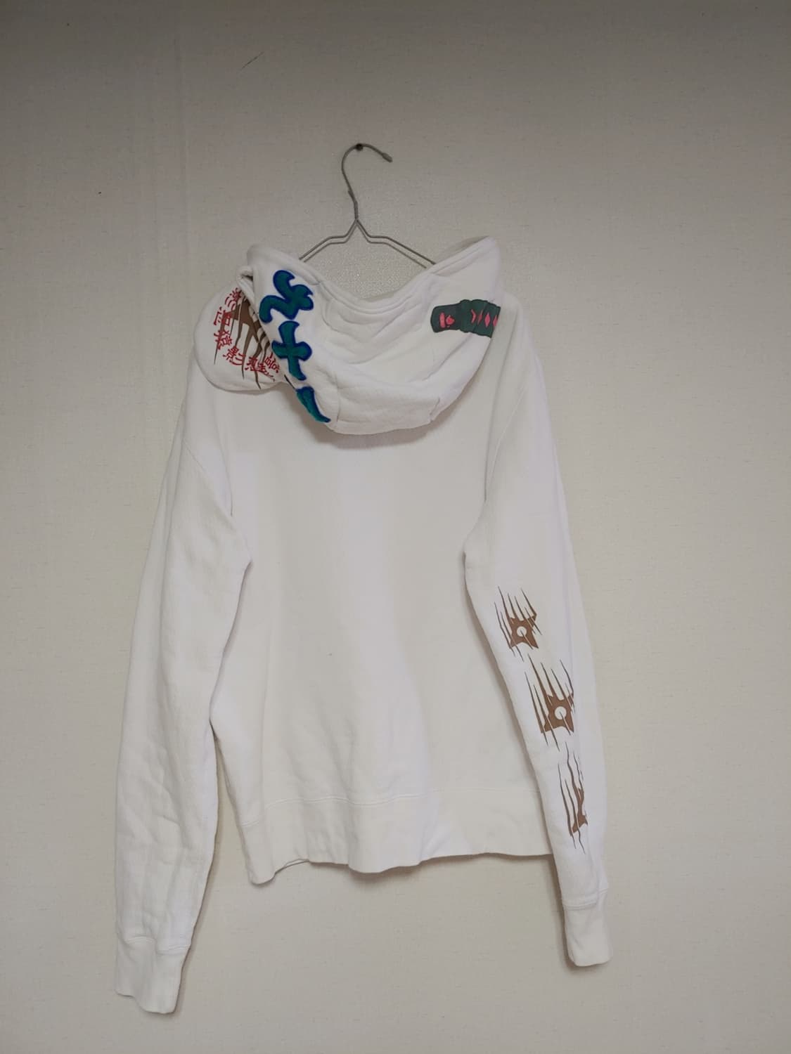 [L] 베이프 2020SS 닌자 마스크 후드집업 화이트 상품이미지4