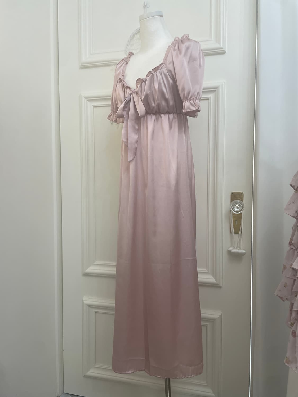 pink lavender satin beautiful opc 상품이미지2