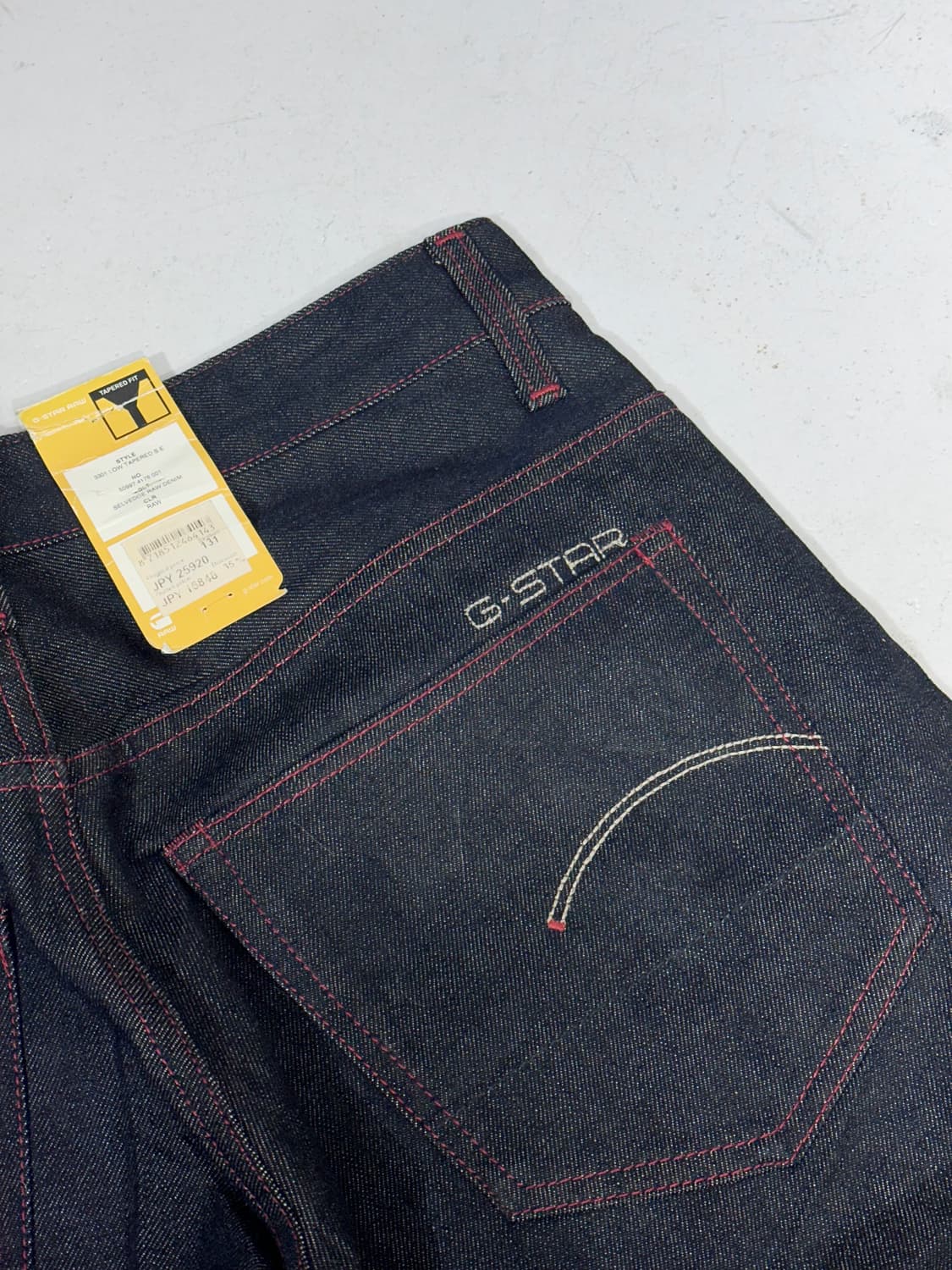 빈티지 g-star 진청 힙합 새깅 데님 팬츠 청바지 상품이미지6