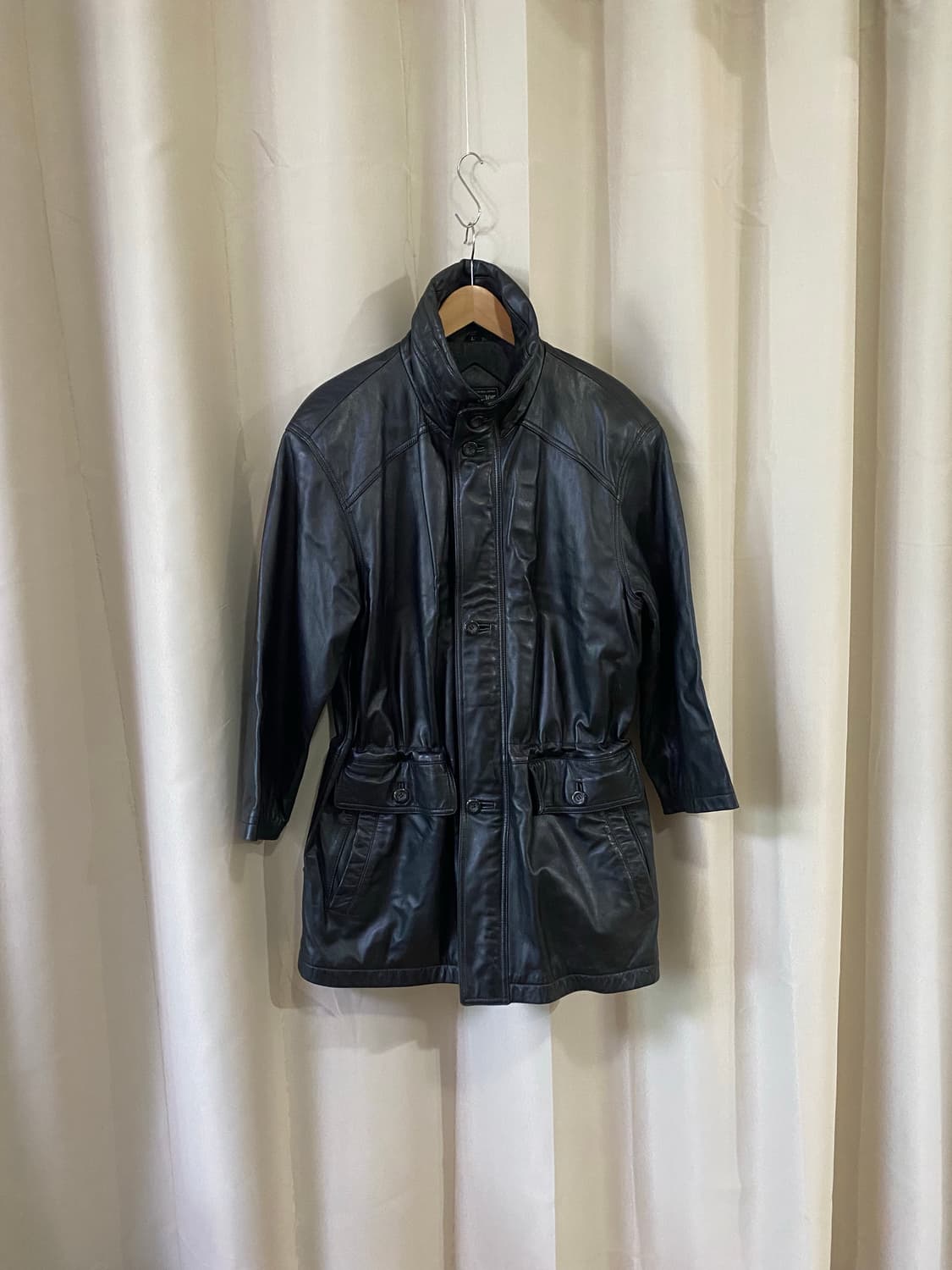 vtg leather parka 상품이미지1