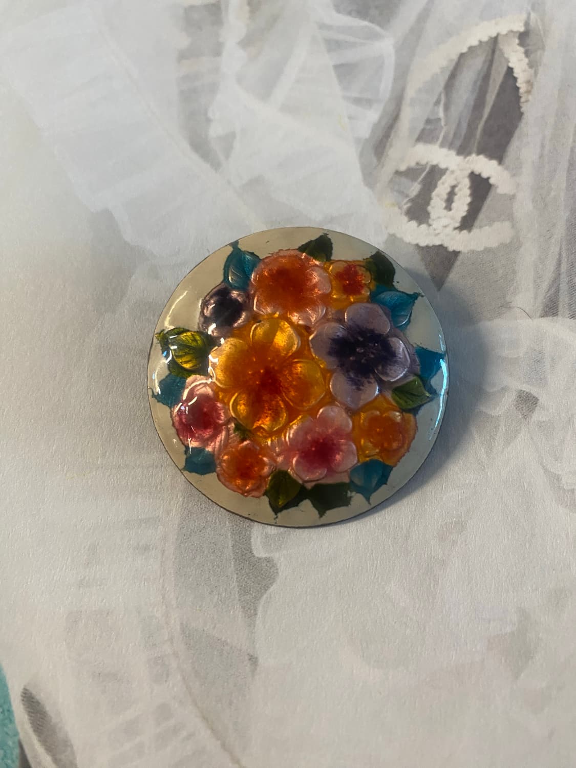 빈티지 앤틱 칠보 브로치 상품이미지2