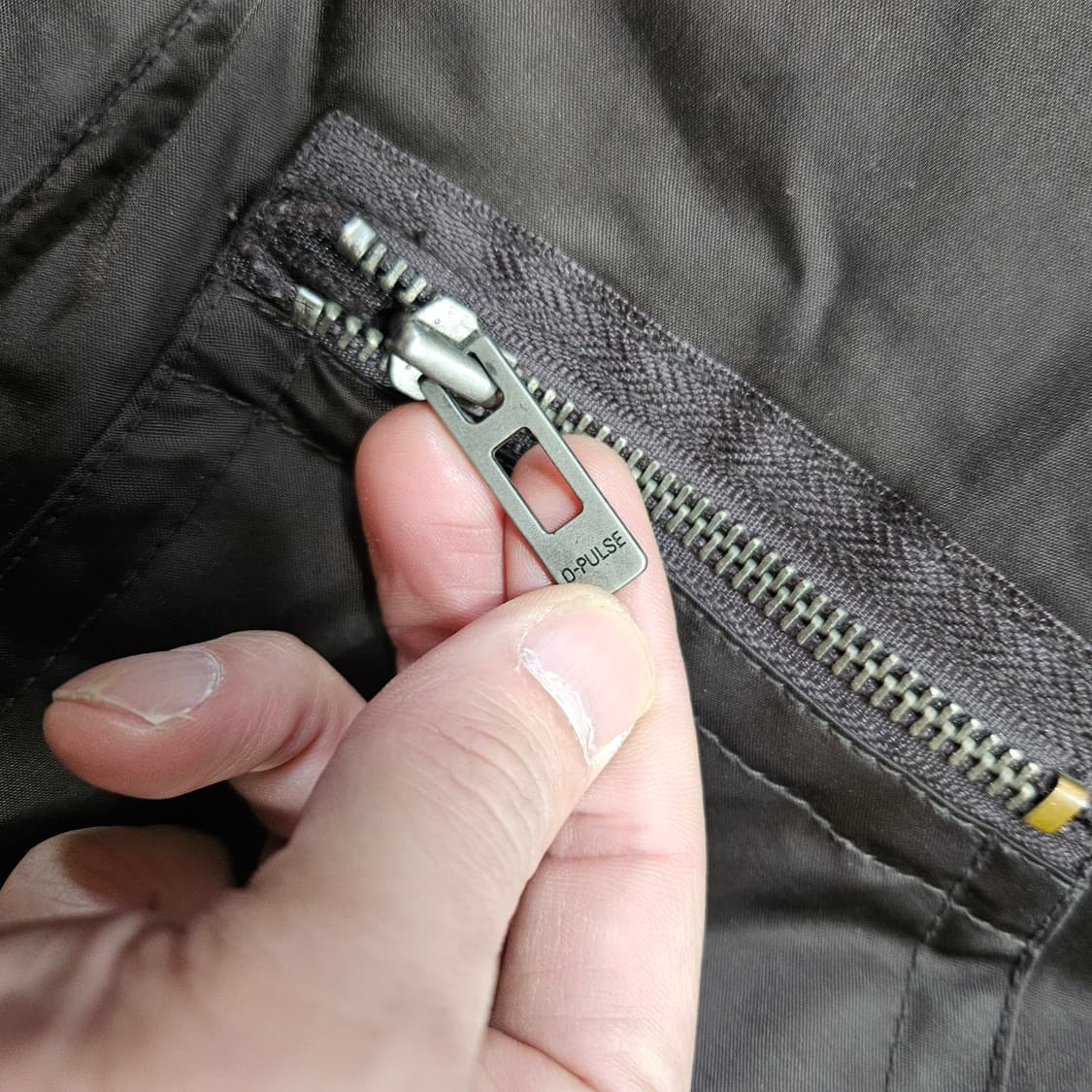 디펄스(D-PULSE) in Japan 브라운 덕다운 헌팅 점퍼 상품이미지9