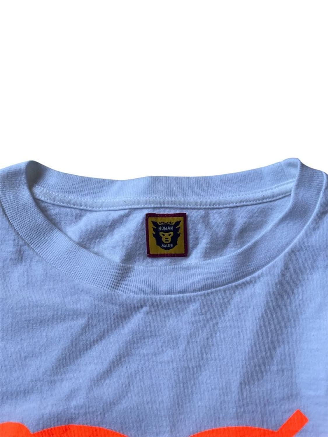 휴먼 메이드 하트 롱슬리브 티셔츠 화이트 상품이미지3