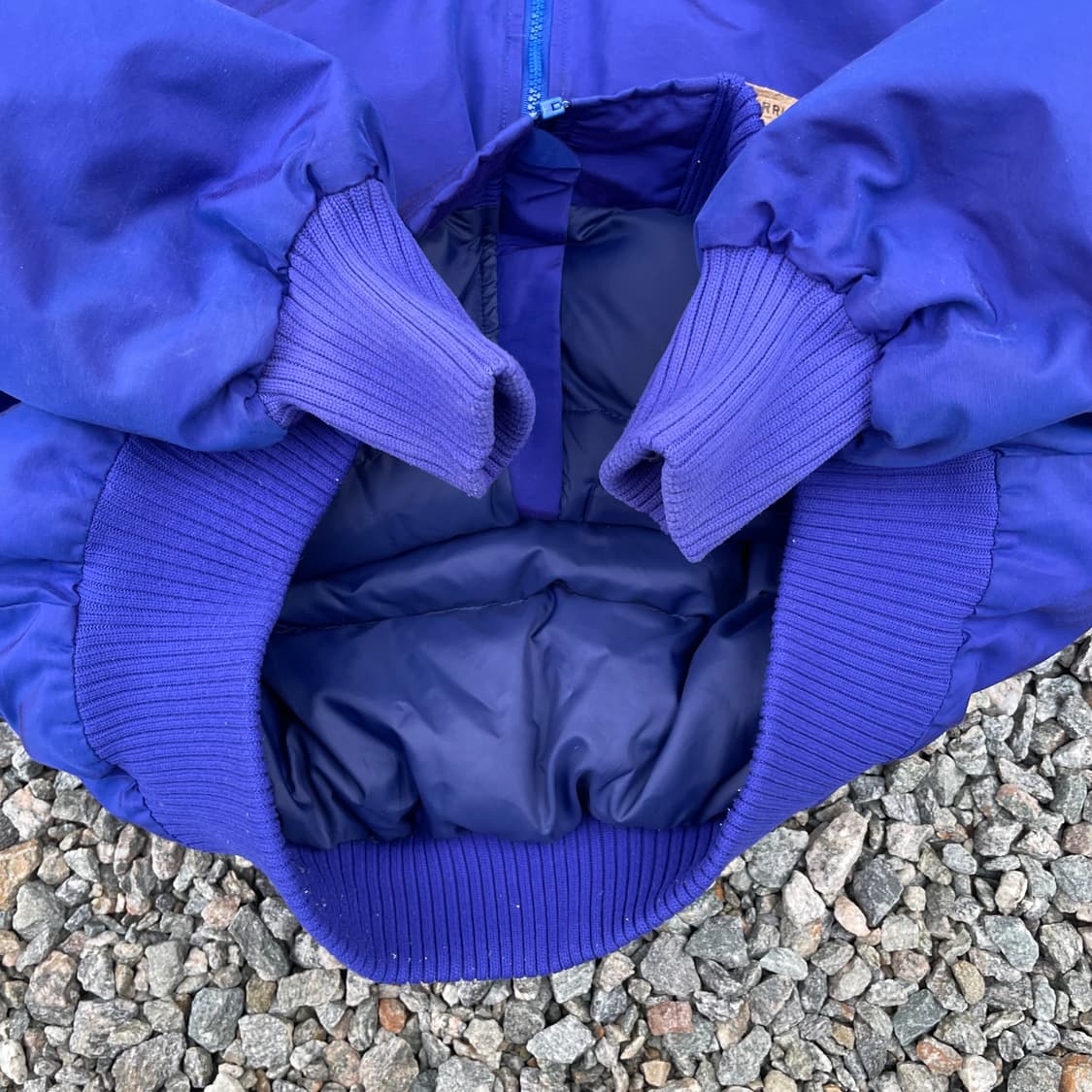 빈티지 베리어 다운 블루종 실측 100 상품이미지6