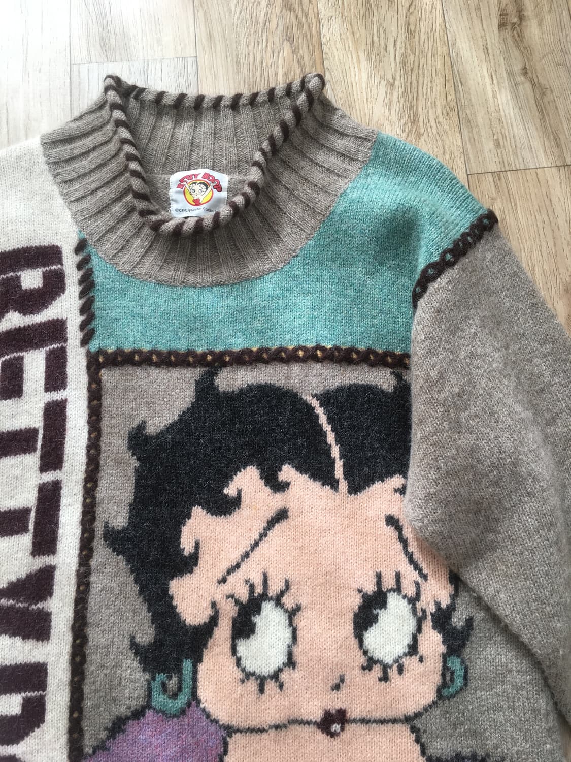 Betty Boop knit dress 상품이미지3