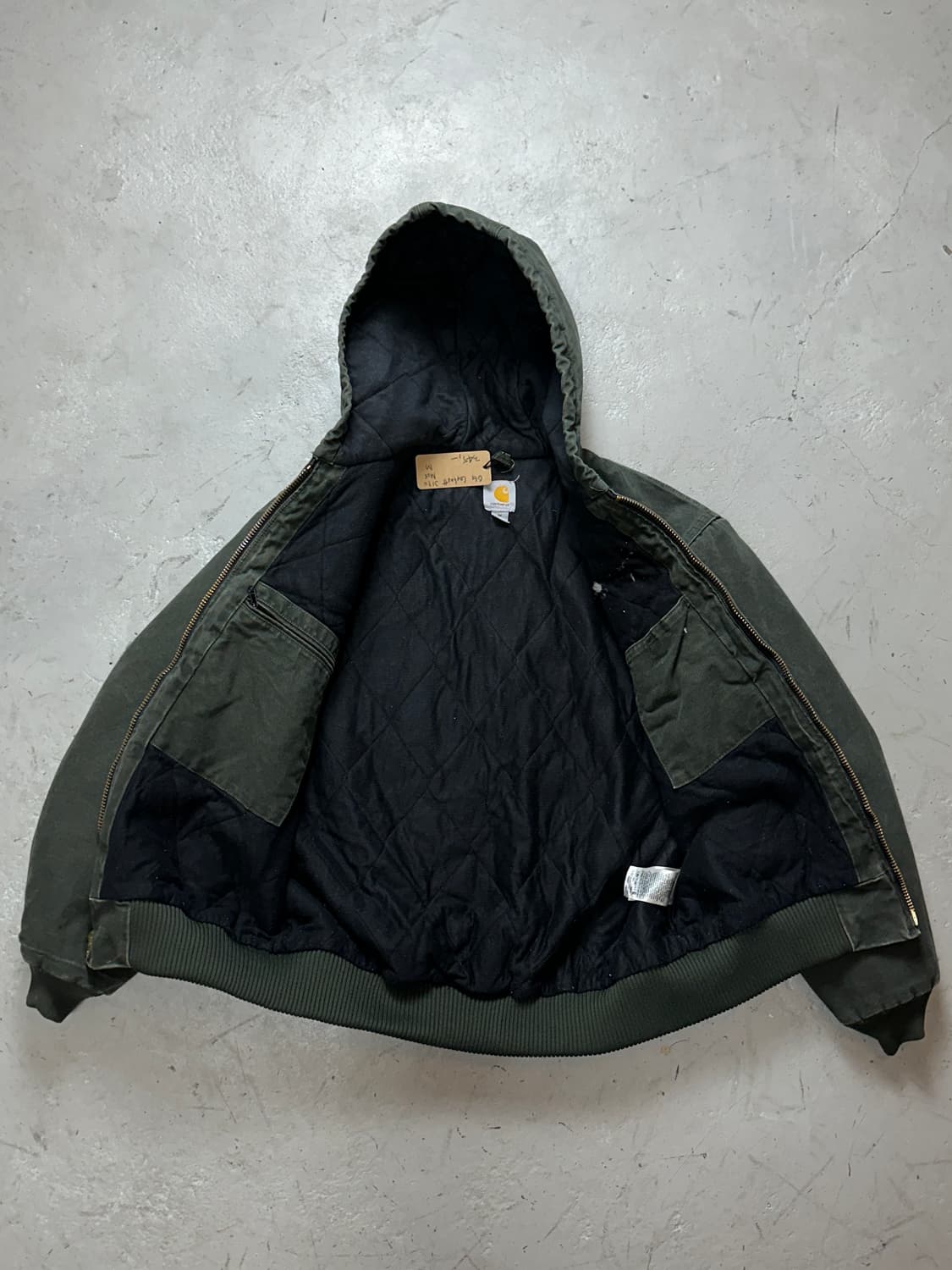 OG 칼하트 J130 액티브 자켓 칼하트 MOS 모스그린 상품이미지7