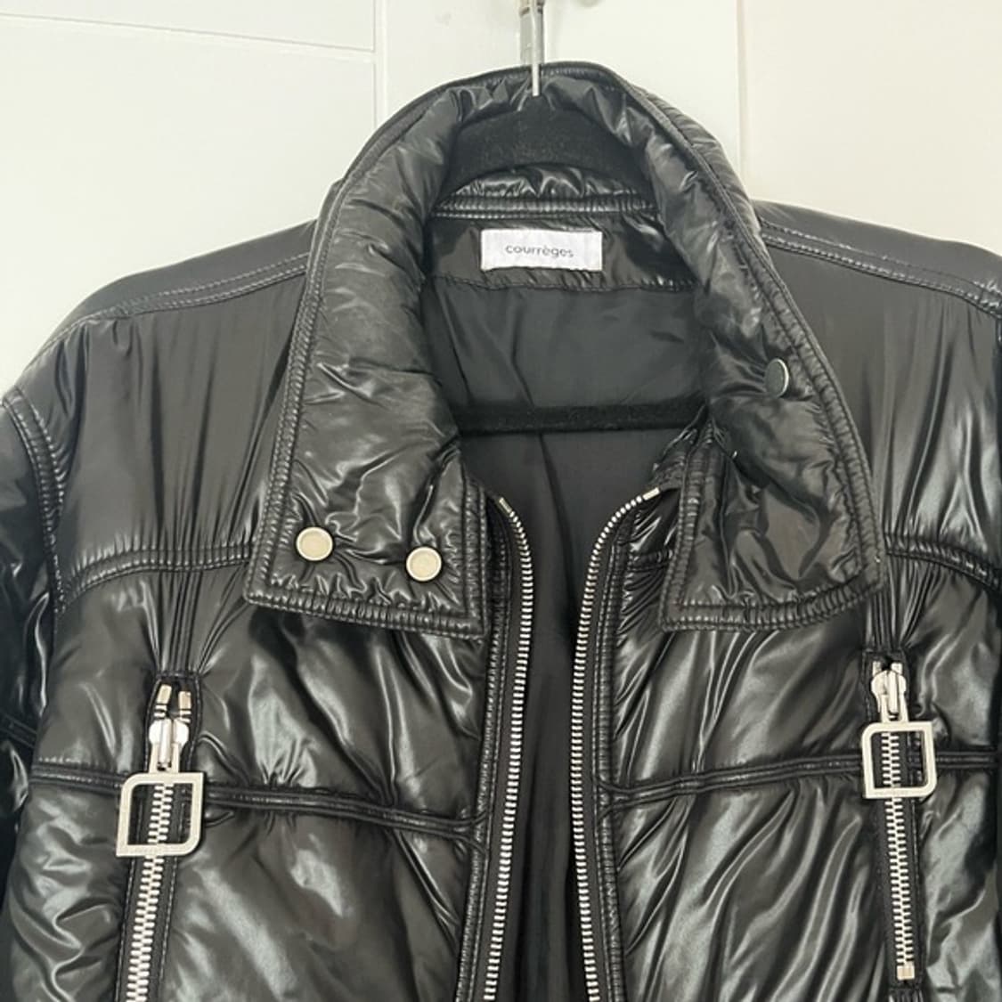 courreges 지퍼 하이넥 블루종 상품이미지3