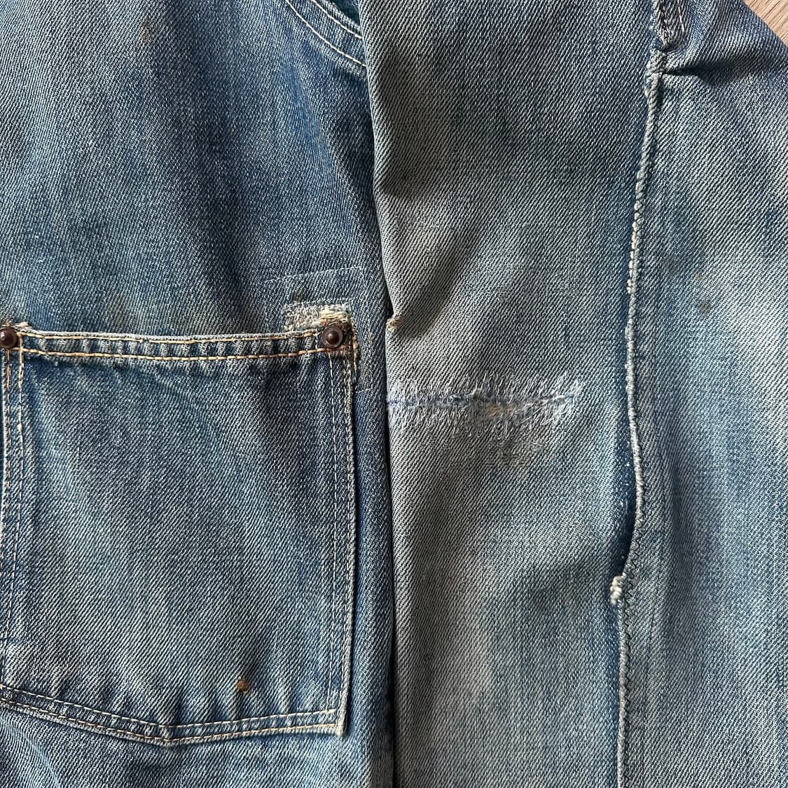 1940s USA 101 Buckle Back Denim Jacket 상품이미지10