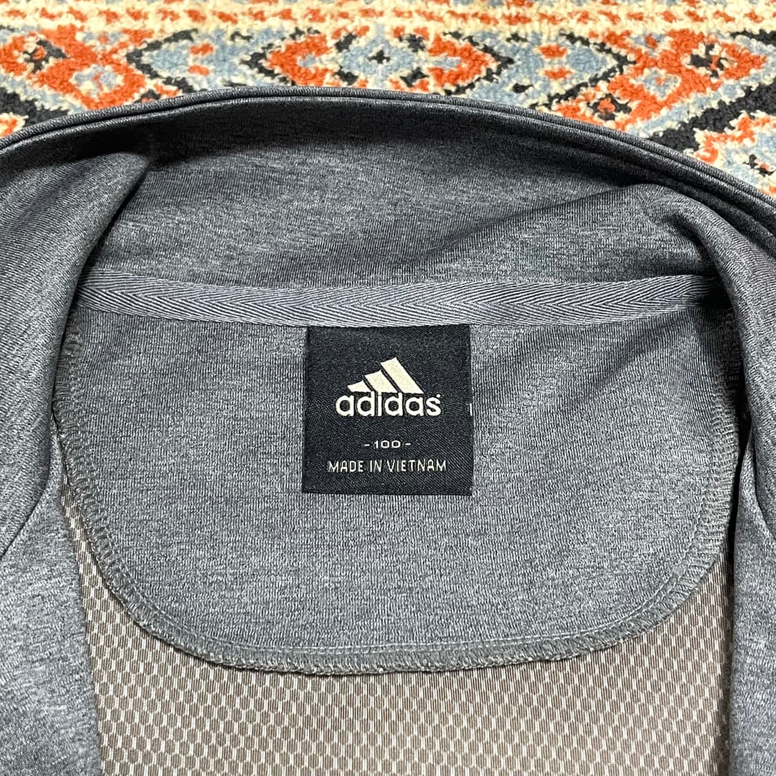 아디다스 삼각로고 차콜 테크팩 집업져지 남성100 상품이미지5
