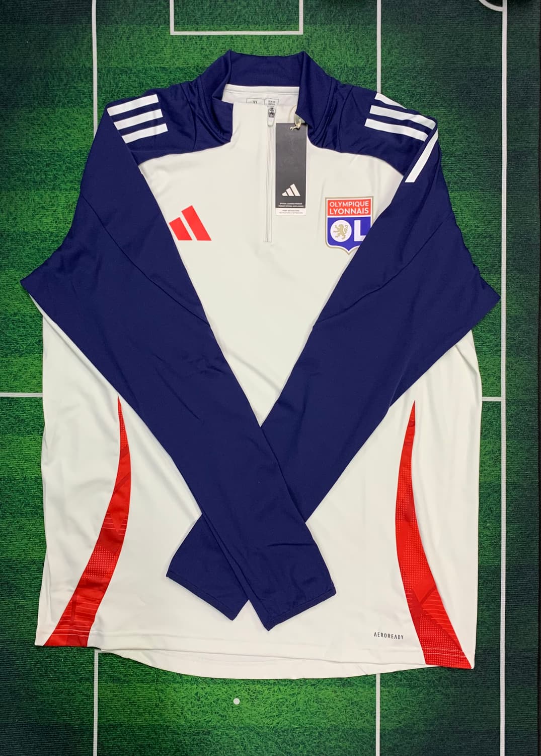 🧧추석할인🧧 리옹 반집업 트레이닝탑 XL 상품이미지2