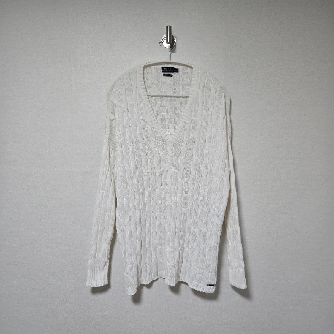 폴로랄프로렌 피마코튼 브이넥 니트 / 여성 니트/ 여자 니트 상품이미지1