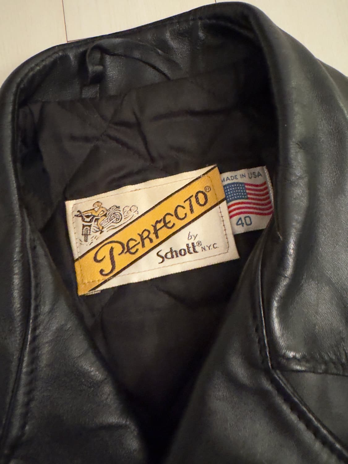 SCHOTT 쇼트 609 퍼펙토 더블 라이더 자켓 40(100) 상품이미지3