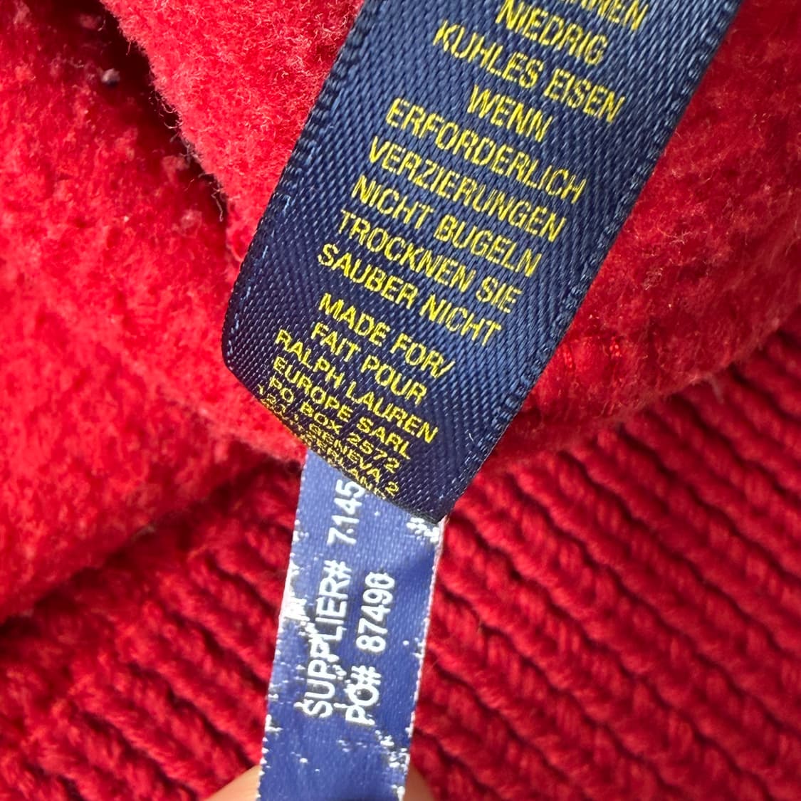 랄프로렌 럭비 숄카라 엘보패치 니트 상품이미지7