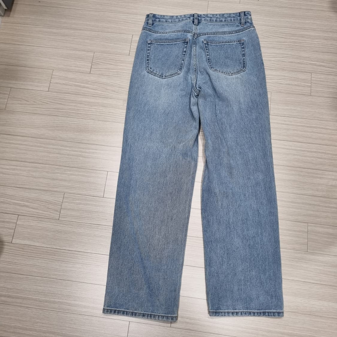 무탠다드 루즈 스트레이트 데님 라이트 인디고 30사이즈 상품이미지5