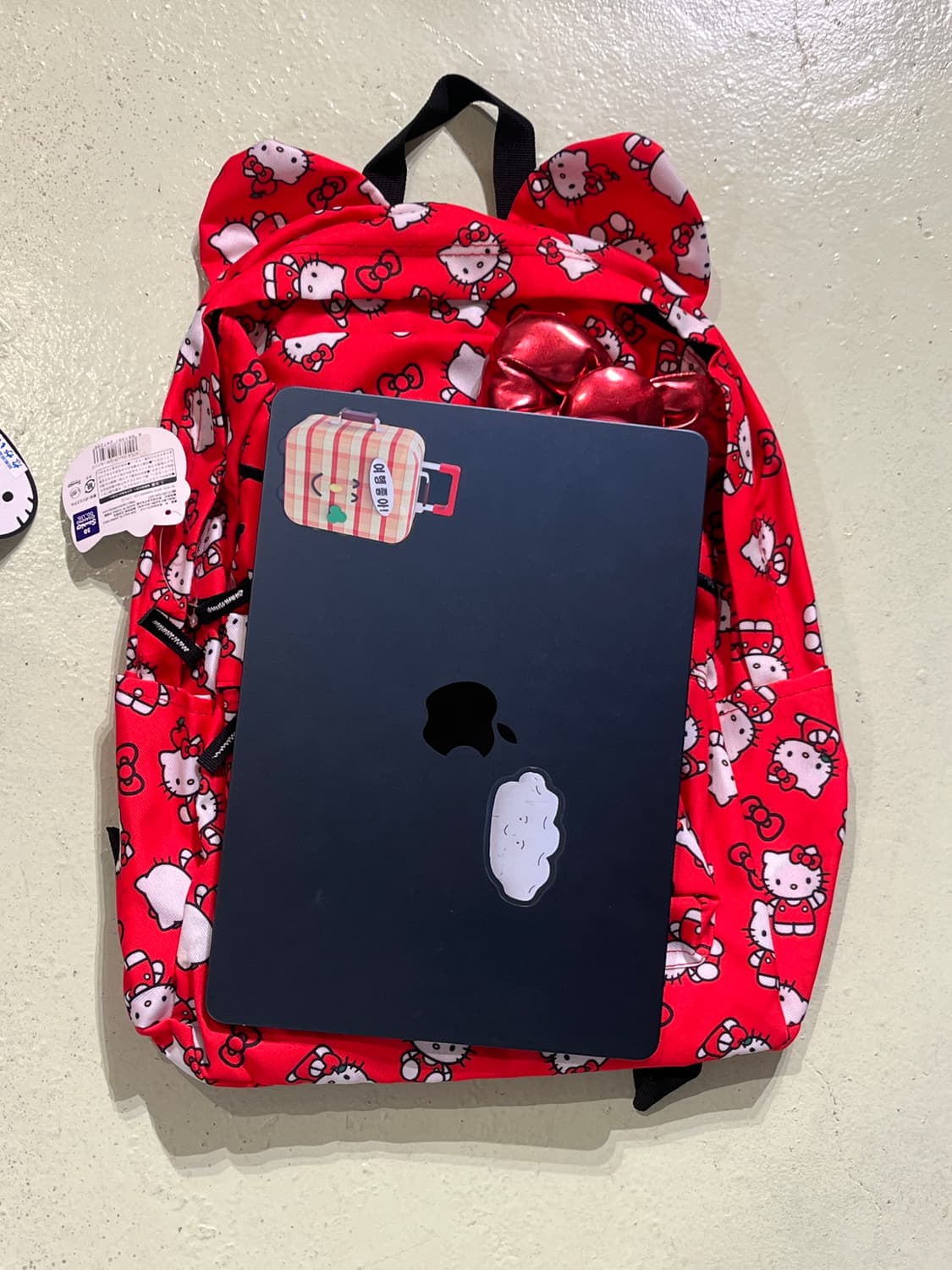 2015 레드 키티 백팩 🎒 상품이미지5
