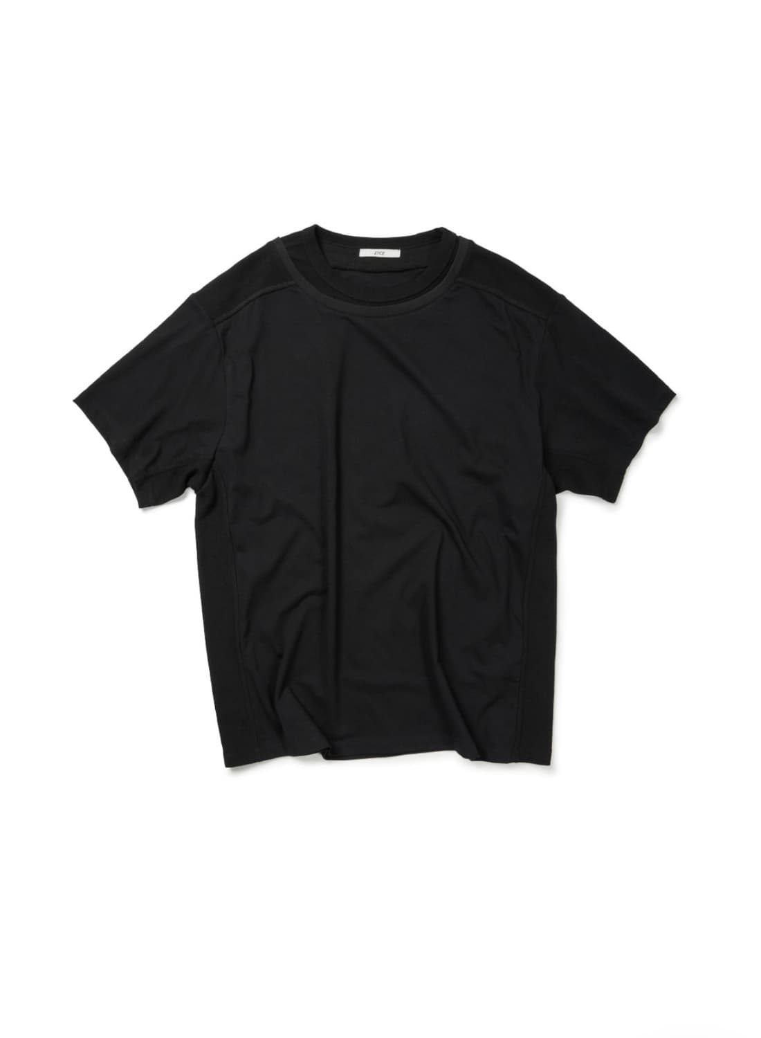 ETCE DOUBLE NECK LAYERED 더블넥 레이어드 반팔티 M 상품이미지1