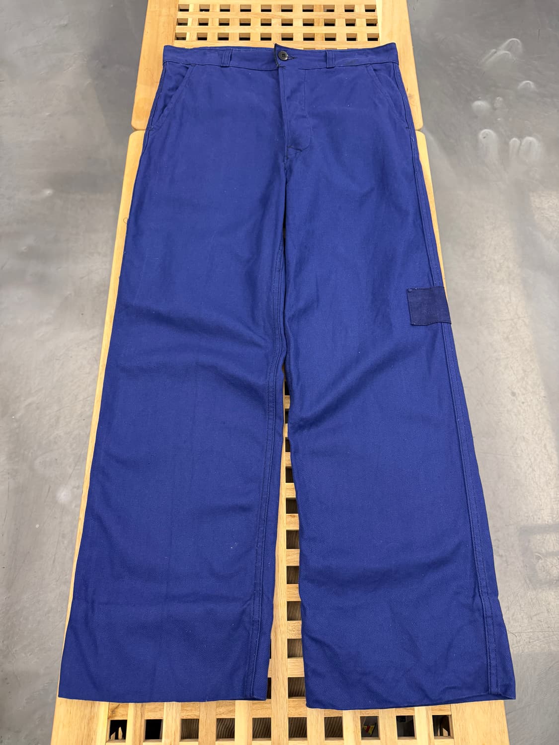 OLD VINTAGE WASHED NAVY FRENCH 프렌치워크팬츠 상품이미지1
