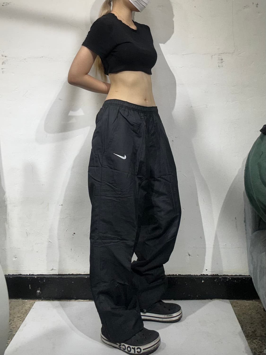 00s 나이키 블랙 새상품 인터밀란 한정판 와이드 트랙 팬츠 M 상품이미지1