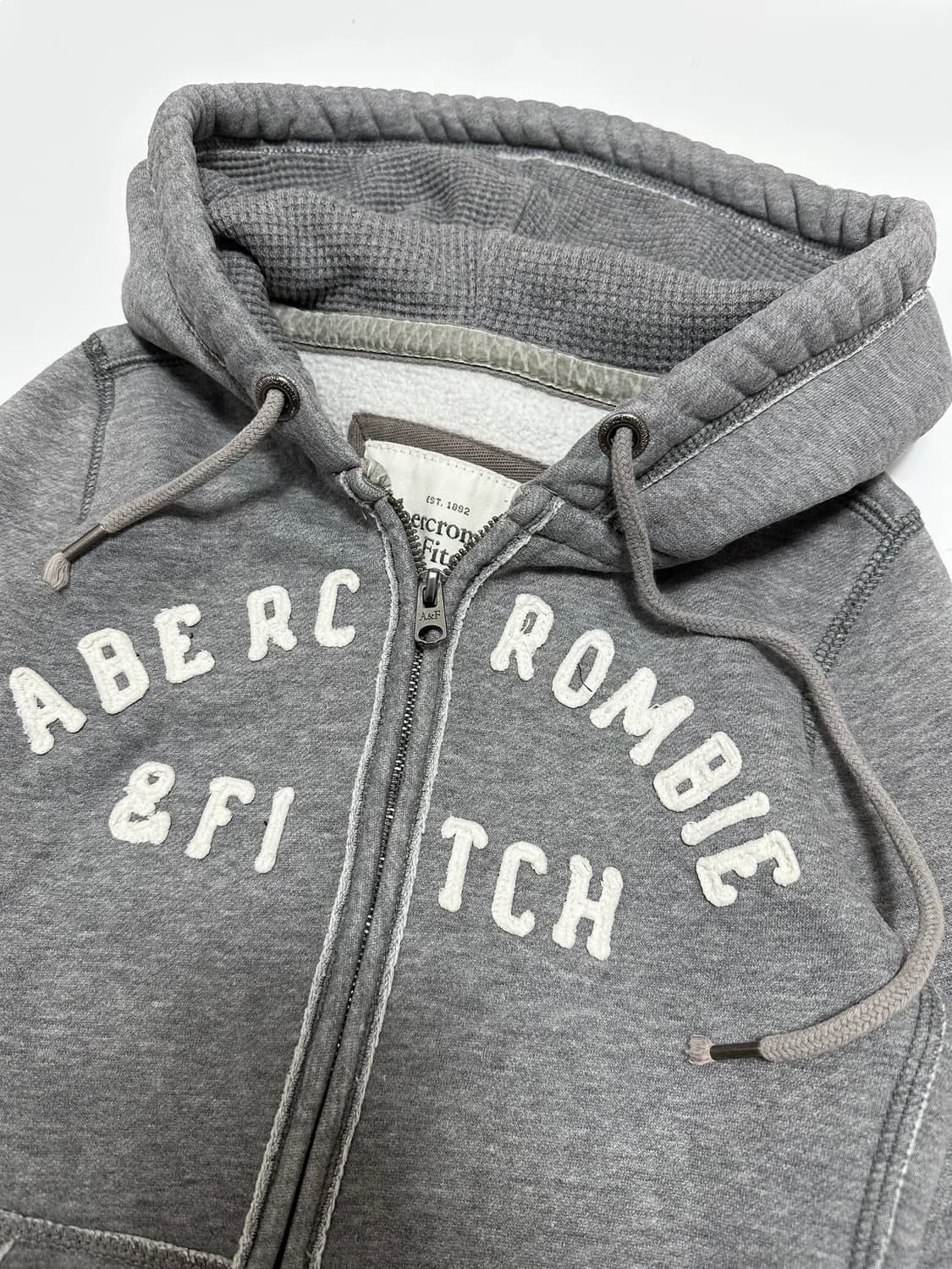 아베크롬비 딱붙 회색 후드집업 상품이미지3