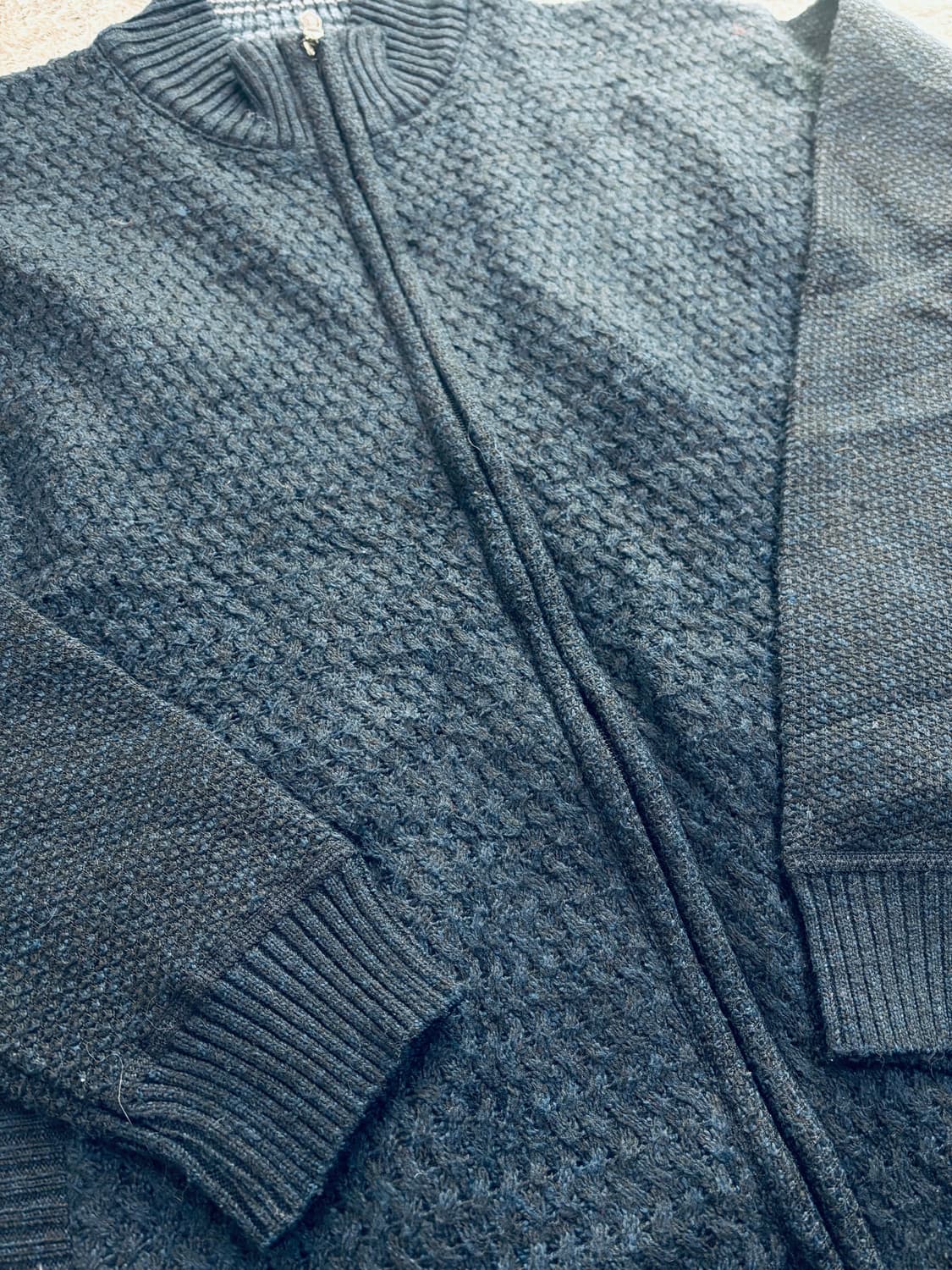 일본판 ZEALZIP 집업니트 사이즈 105-110 상품이미지2