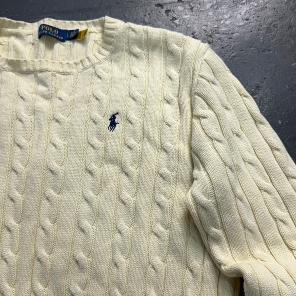 100 폴로 꽈배기 니트  상품이미지2