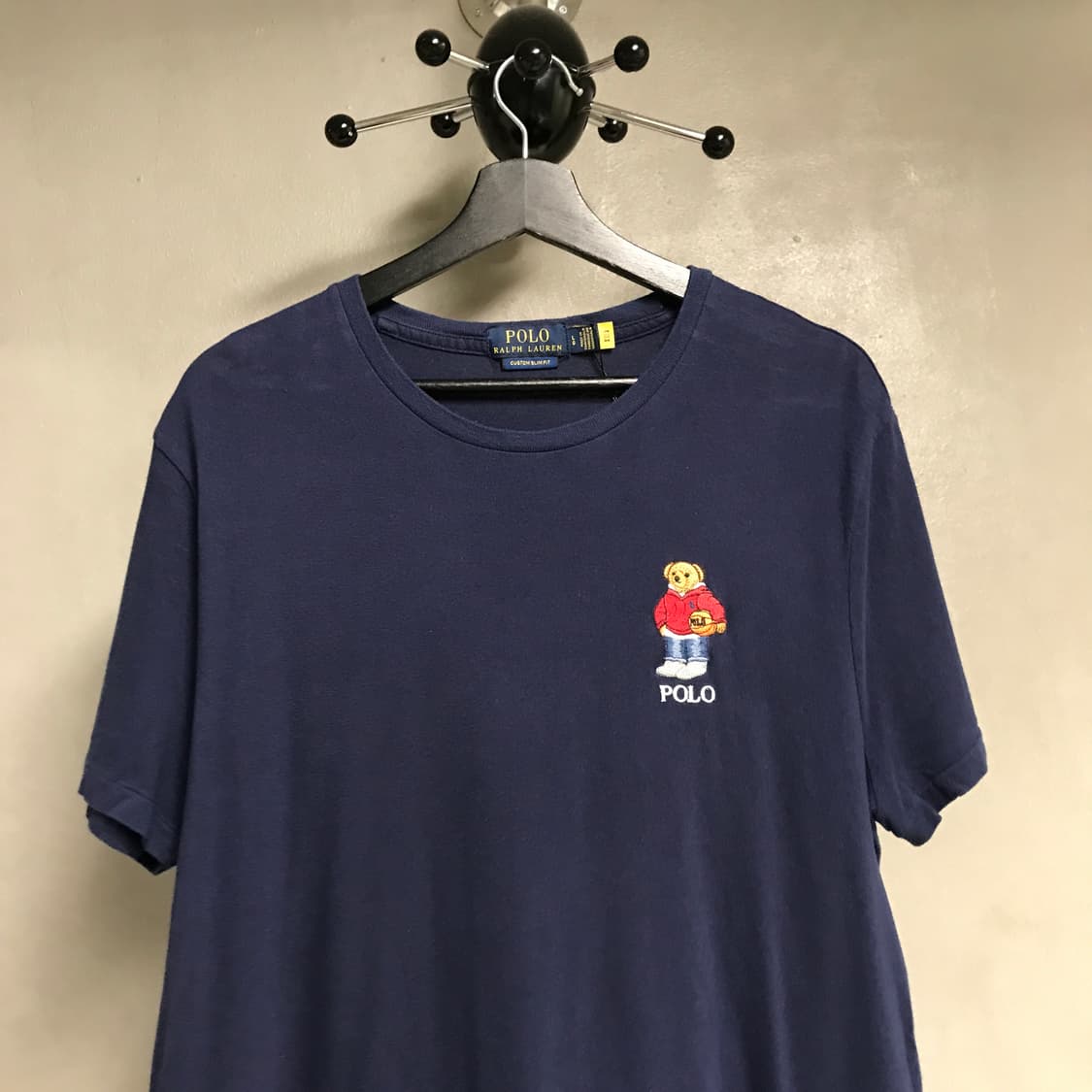 폴로 랄프로렌 QR 베어 반팔 티셔츠 네이비 L 상품이미지2