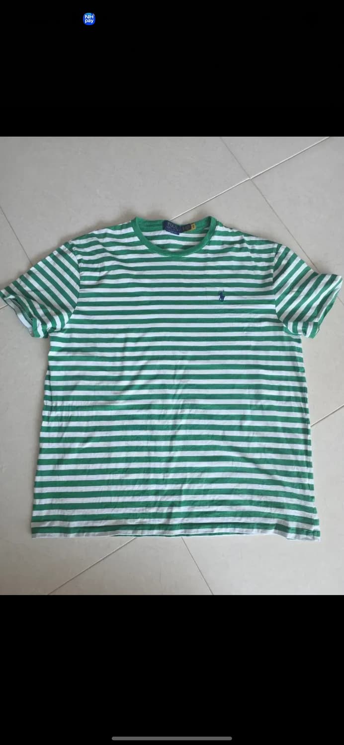 폴로 랄프로렌 단가라 스트라이프 티셔츠 XL 상품이미지1