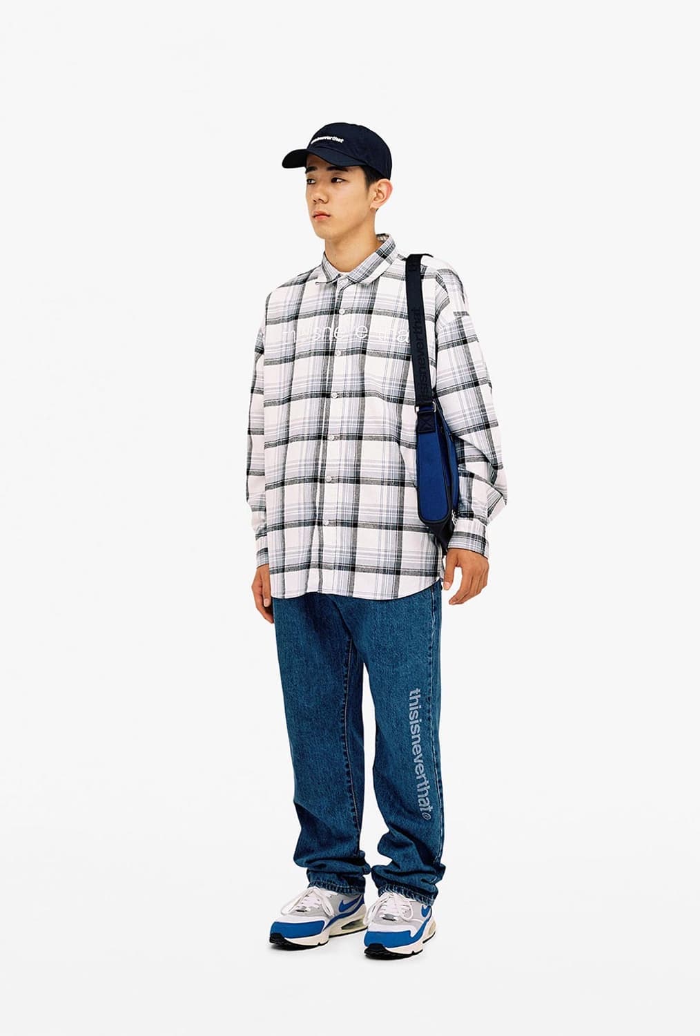 디스이즈네버댓 로고체크셔츠 상품이미지1