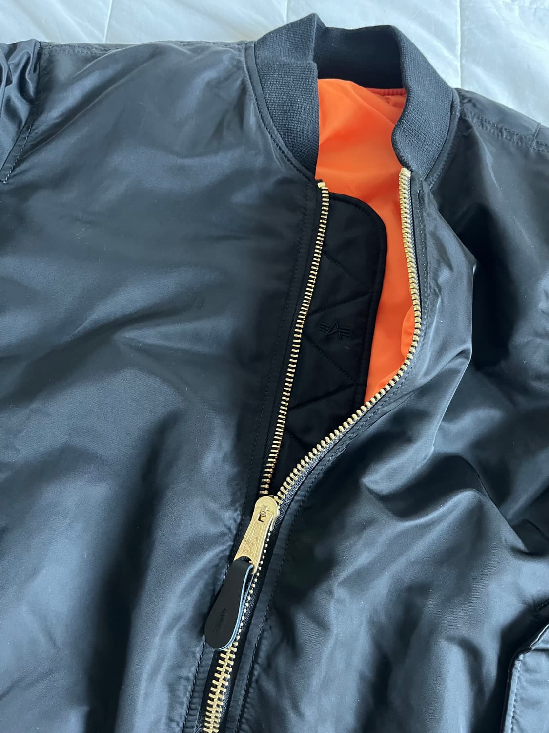 알파인더스트리 MA-1 택만뗀 새제품 M 상품이미지3