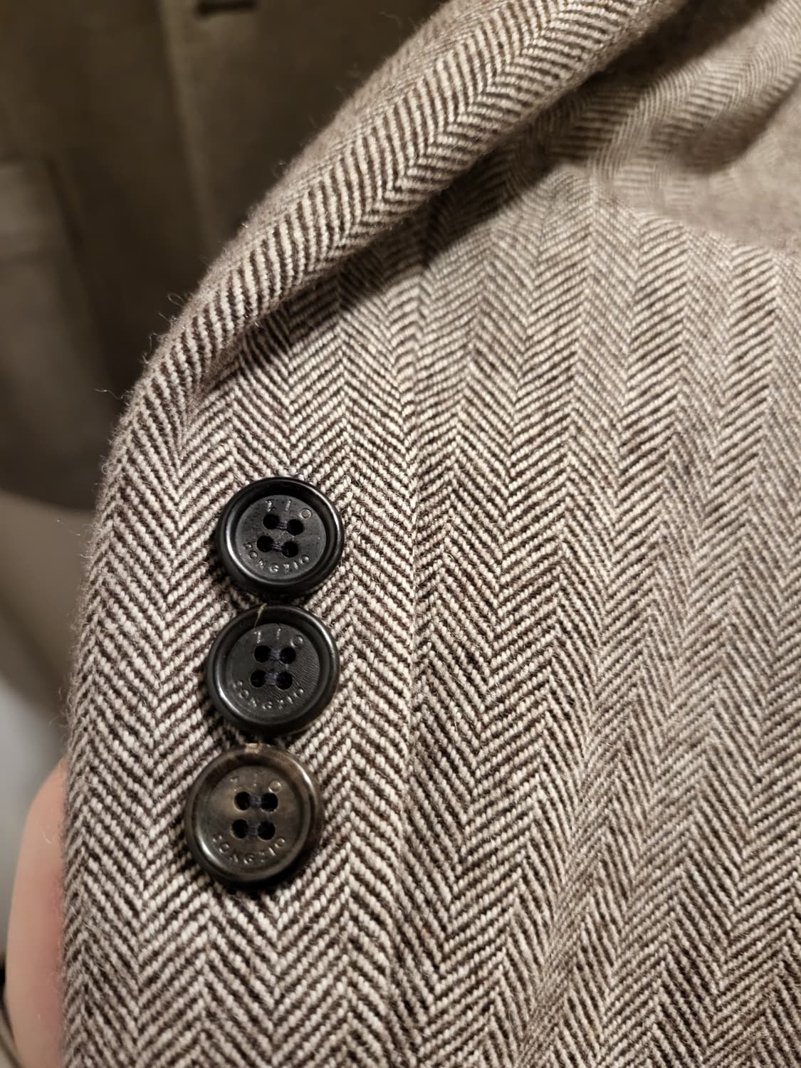 ZIO SONGZIO 헤링본 블레이저자켓 상품이미지4