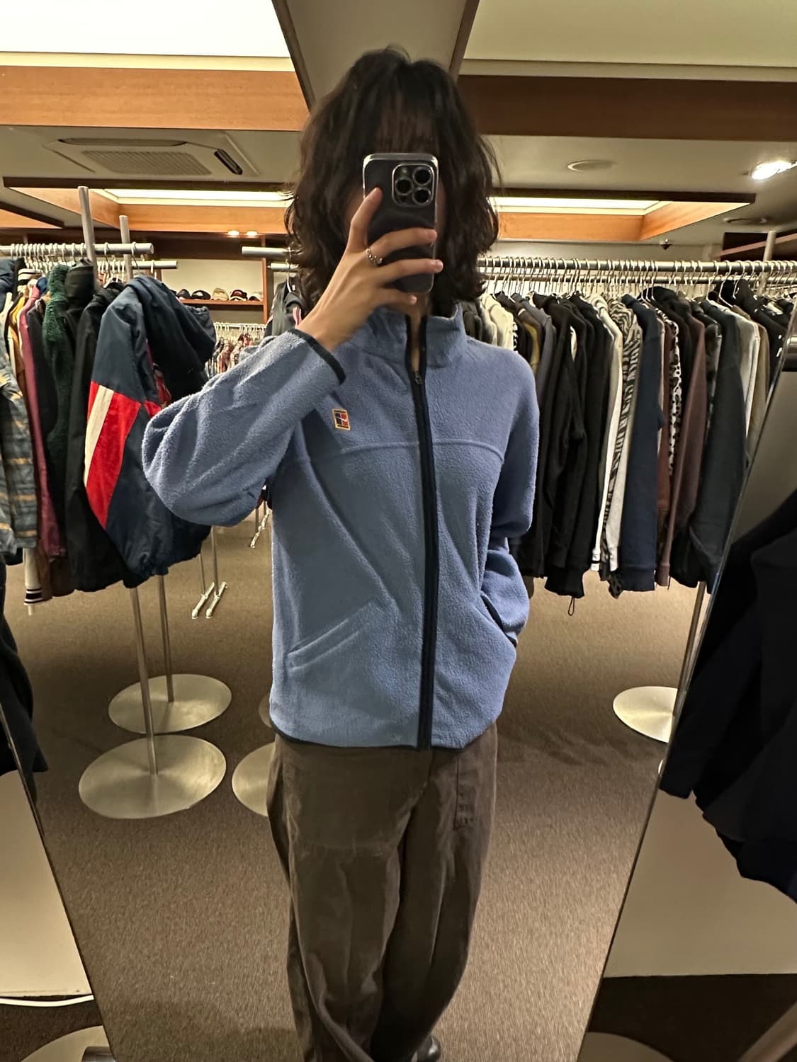 M)나이키 빈티지 여성 헤리티지 테니스 플리스 집업 상품이미지1