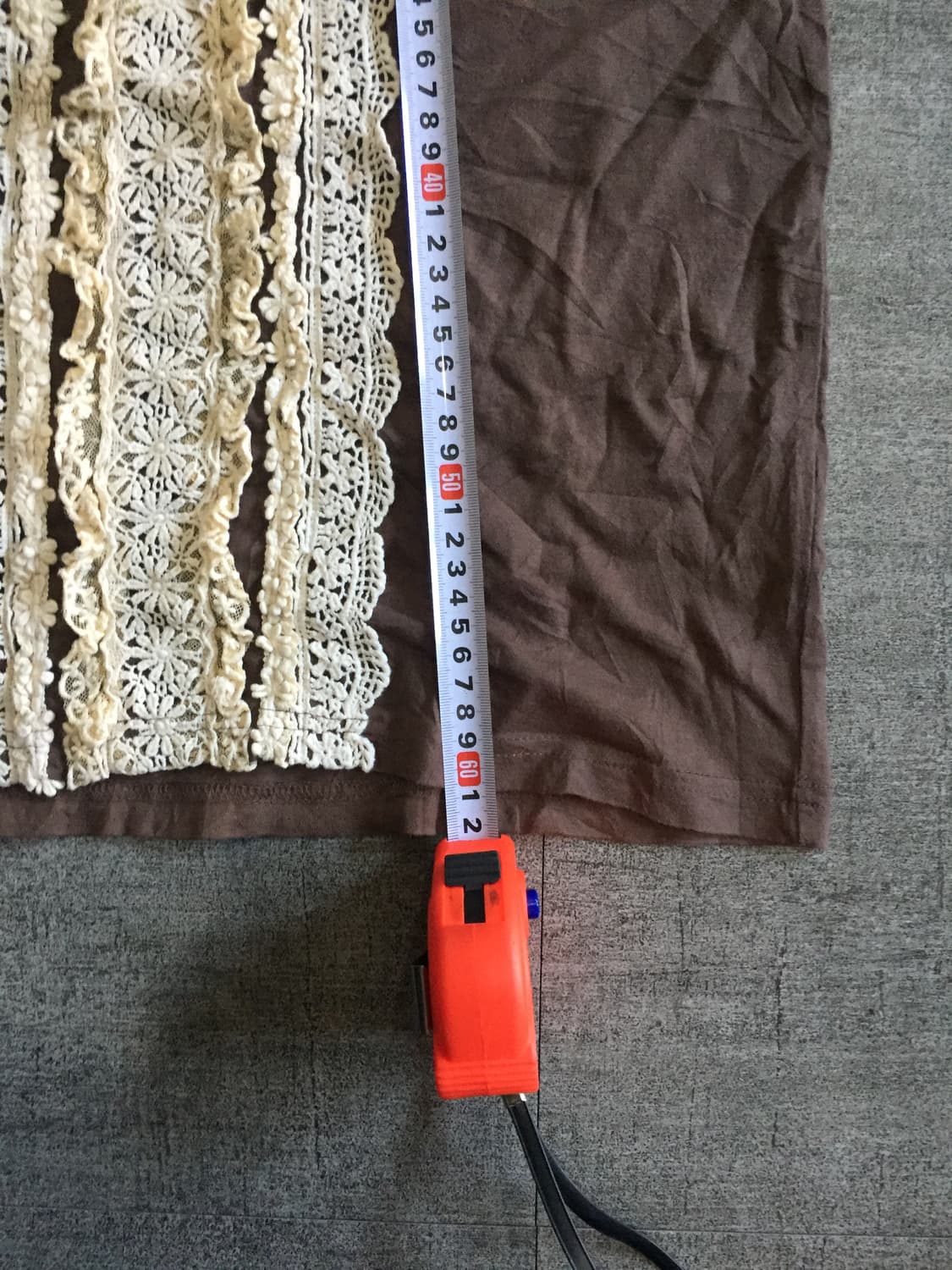 일본빈티지 Inhz 하구미모리걸 바선생 초코대대장 플라워디테일 반팔티셔츠 상품이미지3