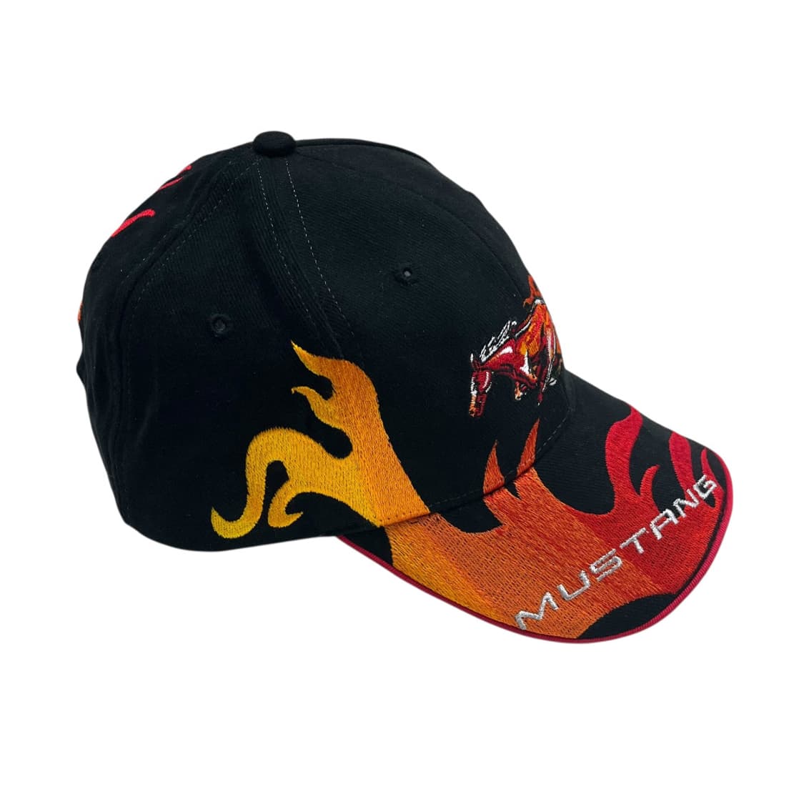 90's 포드 머스탱 파이어자수 블랙 볼캡 상품이미지6