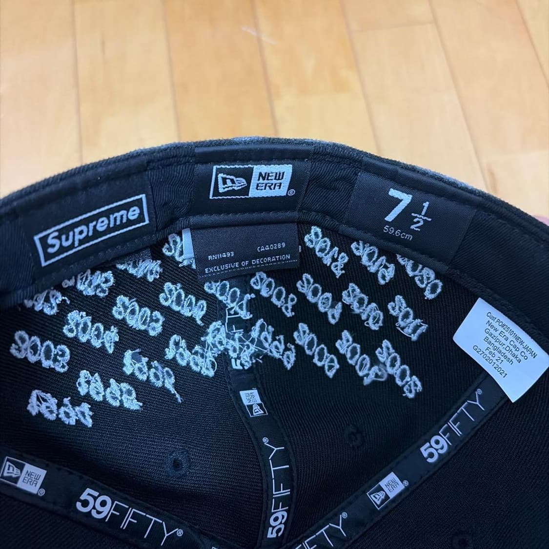 슈프림 챔피온스 박스 로고 뉴에라 블랙 상품이미지4