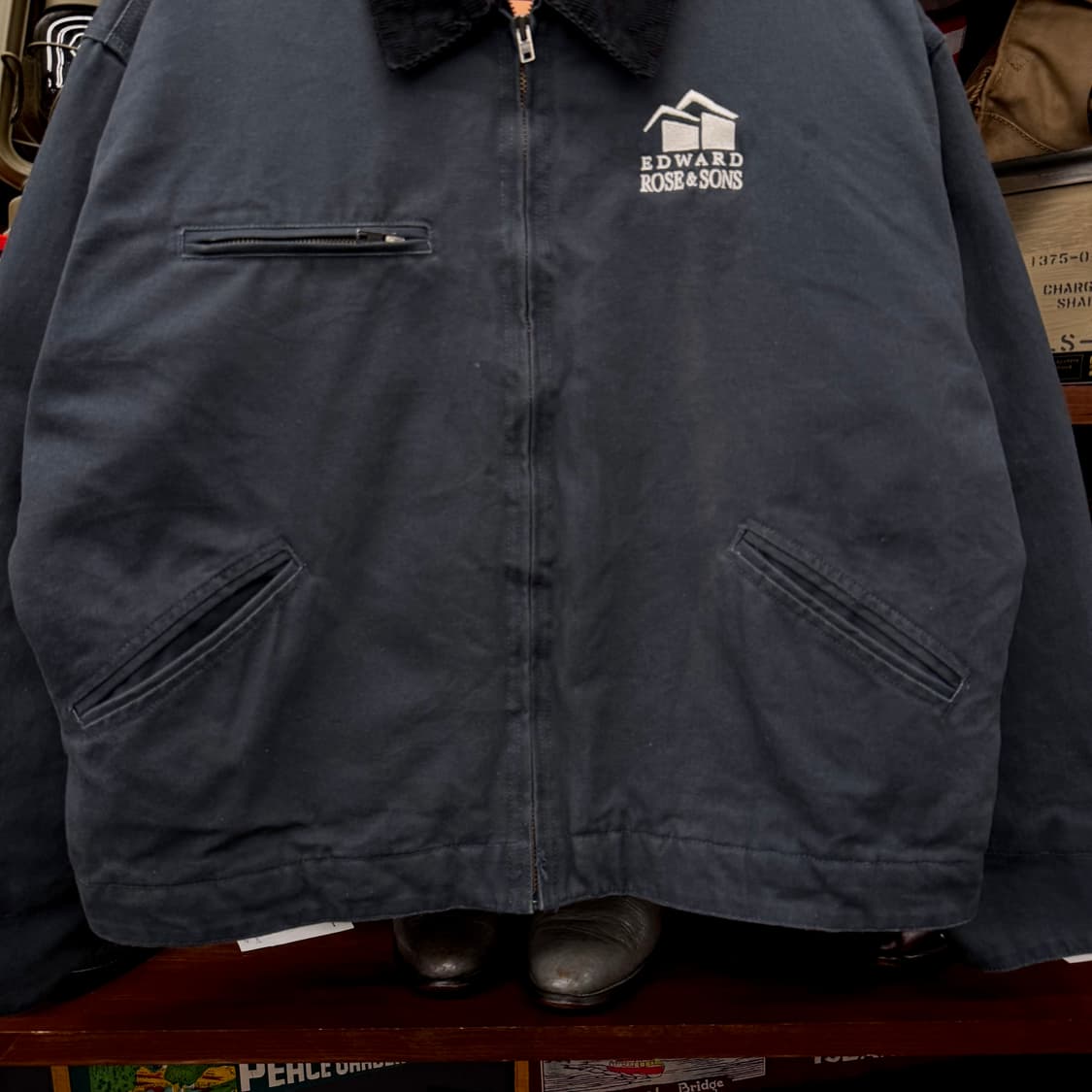 90s USA 빈티지 블랭킷 라이닝 워크 디트로이트 자켓 상품이미지4