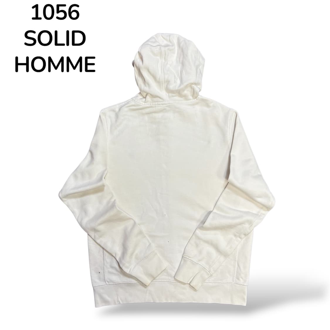 Solid homme 우영미 화이트 후드집업 L 상품이미지3