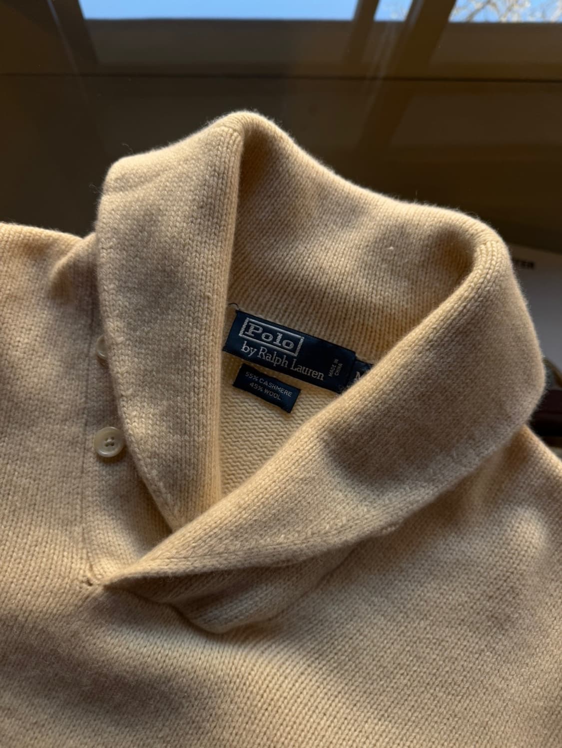 폴로 랄프로렌 숄칼라 니트 100 상품이미지8