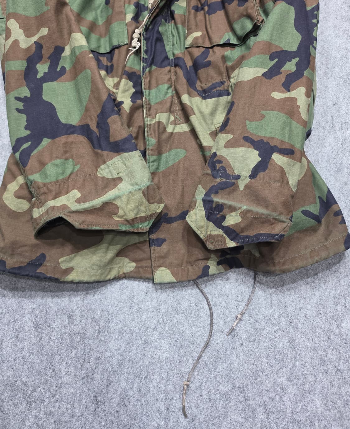 ARMY 오리지널 80s 빈티지 우드랜드 카모 M-65 필드 자켓 S 상품이미지5