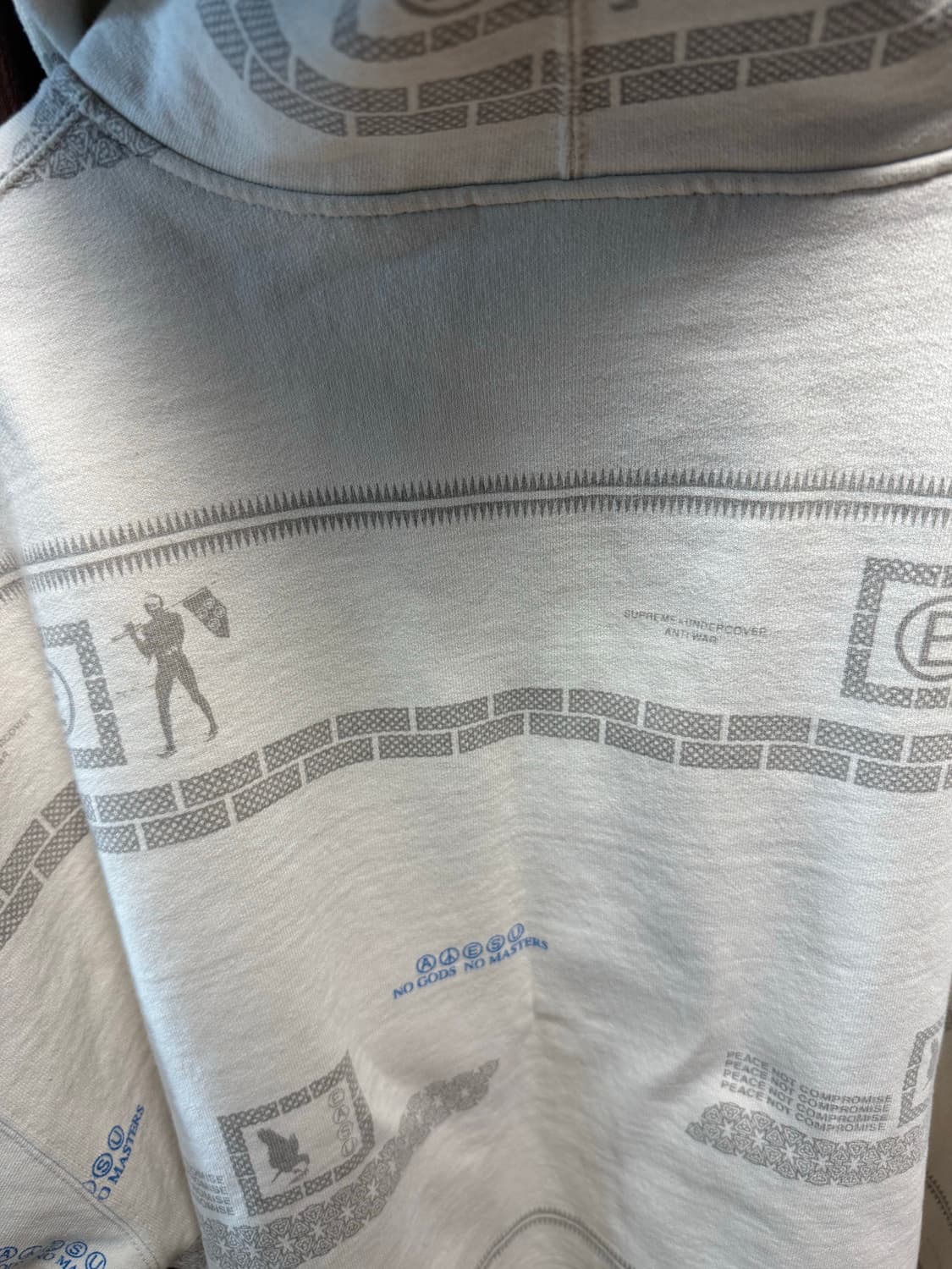 언더커버 슈프림 giz 후드집업 상품이미지2