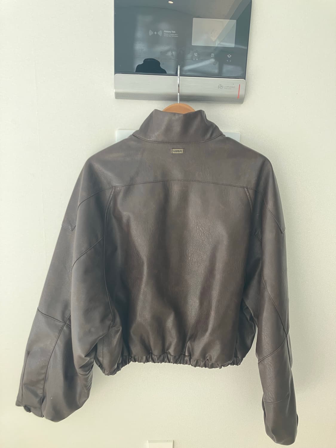 아조바이아조 페이크레더 누빔 자켓 상품이미지7