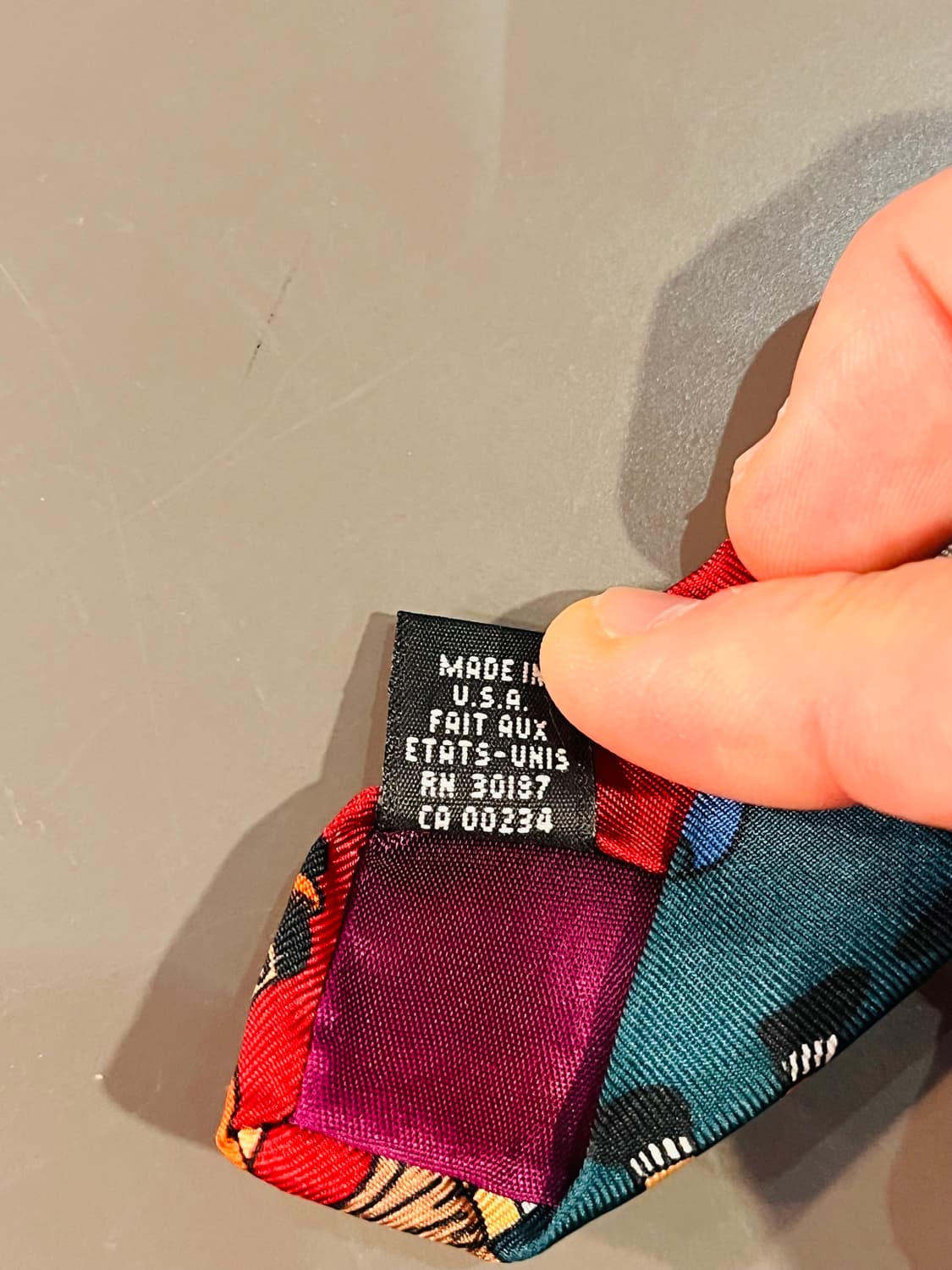 세이브 더 칠드런 실크 넥타이(미국제) 상품이미지5