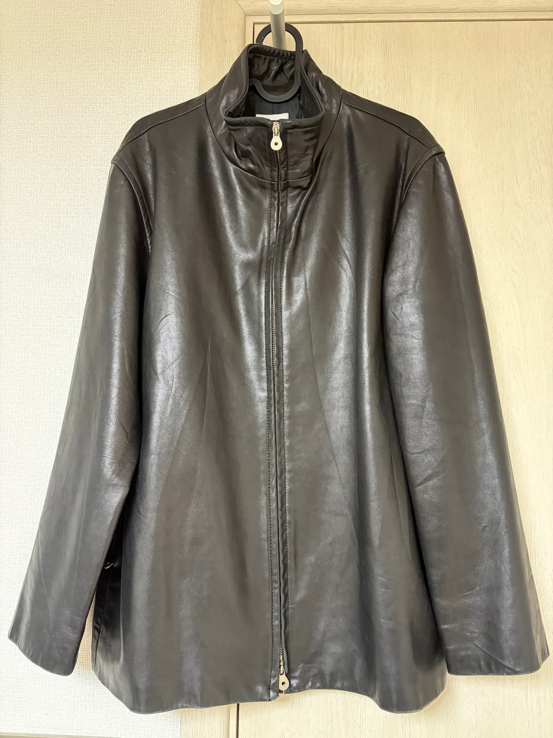 DKNY 램스킨 레더 자켓 Made in USA 상품이미지1