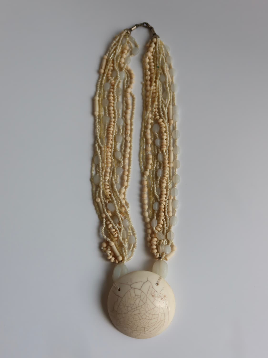 ivory disc multi-strand necklace 상품이미지3